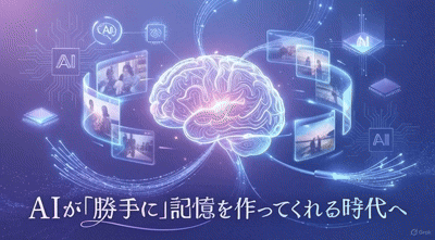 AIが勝手に記憶を作ってくれる時代へ